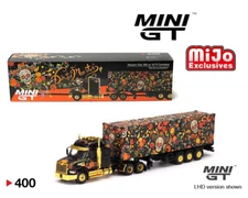 Mini GT 1:64 Western Star 49X w/40 Ft Container “Dias De Los Muertos” MGT00400