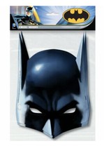 Unique Batman Multi-color Cardstock Birthday Costume Mask, for Child