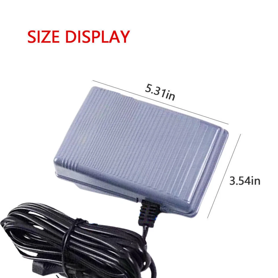 Foot Control Pedal W/Power Cord Replacement For Brother Serger Sewing Machine - Image 4 of 4