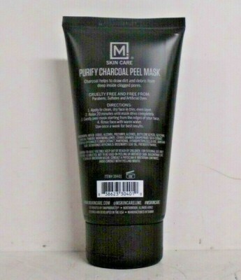 NEW M Skin Care Purify Charcoal Peel Mask | 30401 | 4.2 oz