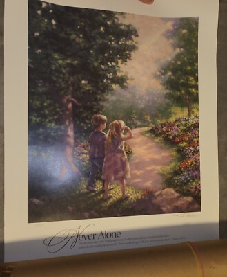 Todd Williams Art Print Never Alone With Scripture Verse Isaiah 42:16 New Print
