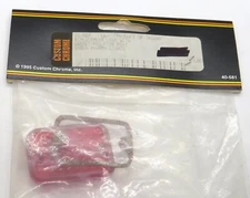 31-587 Custom Chrome Rear Mini Baron Marker Lens w/Gasket for Harley-Davidson