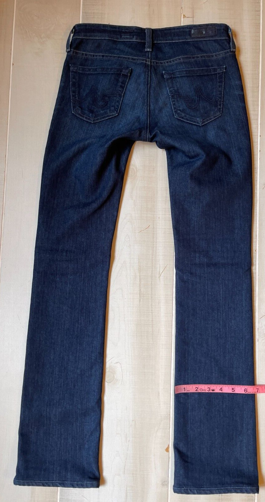 ADRIANO GOLDSCHMIED the ballet slim boot  DENIM JEANS SIZE 25 R women's 31" ins thumbnail 2