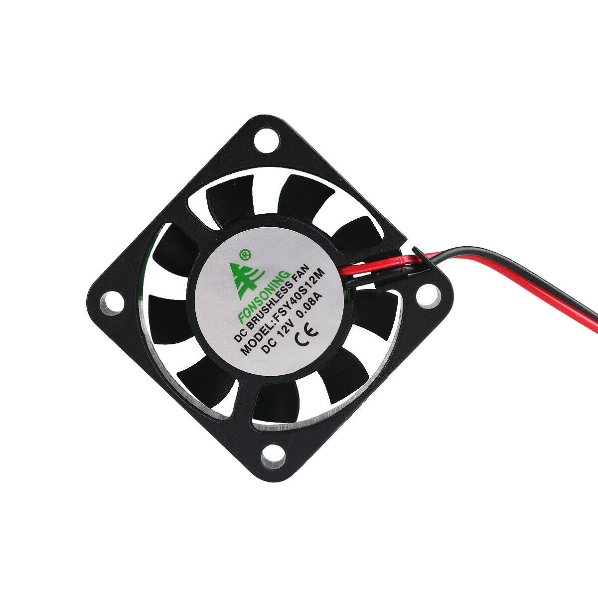 Seamuing 4x 40mm Lüfter 12V 0,08A – Leise 4010er DC-Kühler Mit 28cm Kabel, Für 3D-Drucker & DVR