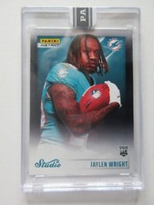 2024 Panini Instant Studio NFL Jaylen Wright Rookie RC SP Card Prizm ONE OF  1/1