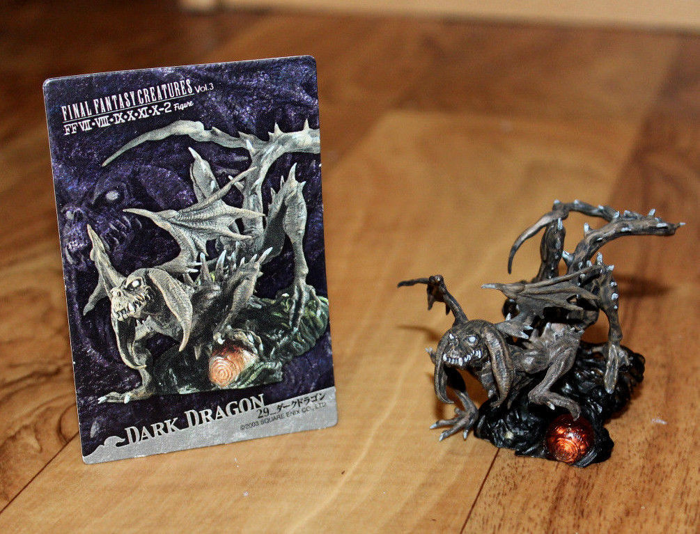 Final Fantasy Creatures Vol 3 Dark Dragon Action Figure with Card XV XIV XIII XII XI X  
