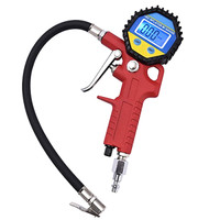 Portable Tire Inflator Digital Tire Pressure Gauge With Lock-on Air Supplies Portable Tire Inflator Digital Tire Pressure Gauge With Lock-on Air Supplies