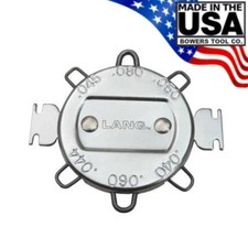 Lang 6 Wire Gap Spark Plug Gauge Made In Usa For Standard Ignition Systems