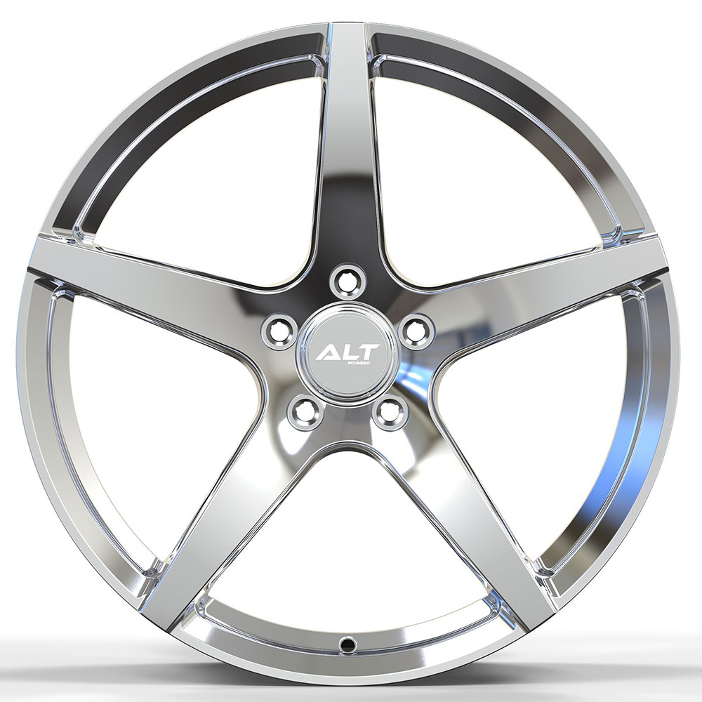 20" 21" ALT ALT25 Forged 5 Spoke Chrome Wheels for Audi R8 2016–2025+