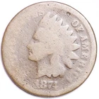 1874 Indian Head Cent Penny AG