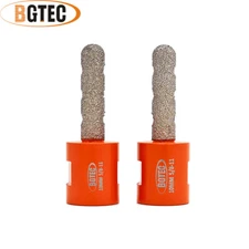 2pcs 10mm Diamond Finger Bits Milling for Porcelain Granite Marble Angle Grinder