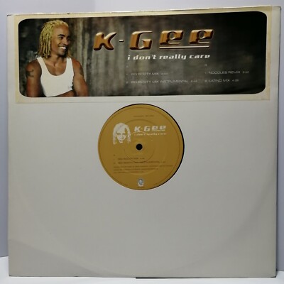 K-Gee    I Don't Really Care 12'' Vinyl UKG UK Garage Noodles Hip Hop 2000