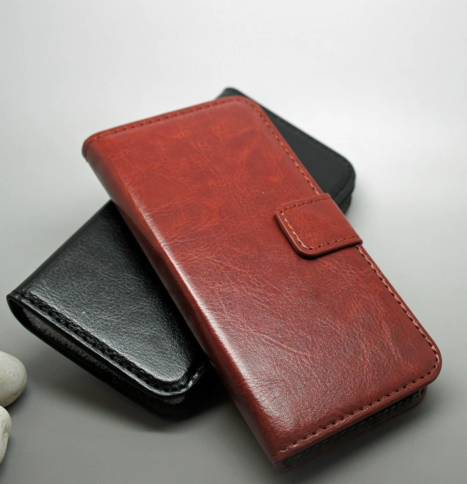 Luxury Ultra Slim Shockproof Flip Wallet Case Cover iPhone SE 2 2020 XS 8 7 6S 5 - image 2 of 4