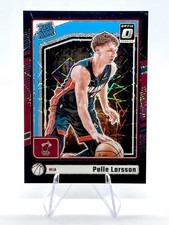 Pelle Larsson 2024-25 Donruss Optic Rated Rookie Black Velocity /39 #293 Heat