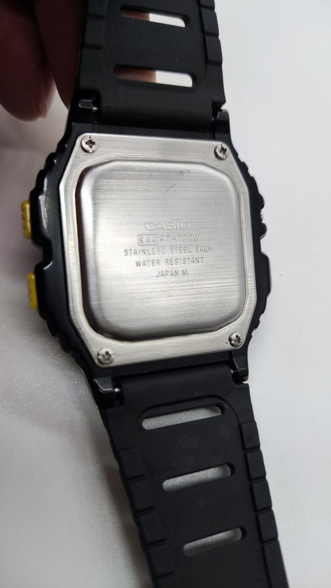 CASIO FT-100 カシオカジキ Vintage Casio FT-100W Fish in Time Digital Watch made in