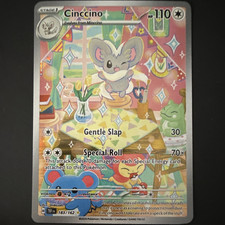 Pokemon TCG Cinccino 183/162 SV05 Temporal Forces Illus Rare Holo Eng 2024