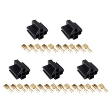 5 Pin Relay Connector 12V Socket, 30Amp/40Amp, 6.3mm Truck Vehicle Relay, 5 ...