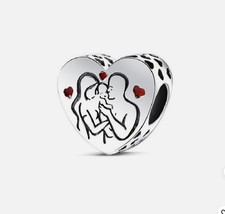 Genuine Sterling Silver 925 Mother daughter son newborn mother to be charm