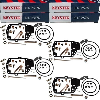 4x Vergaser Reparatursatz für Honda GL 1000 K Goldwing 1977 GL1 Keyster 4 Kits