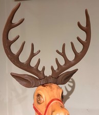 Reindeer Antlers For Poloron Blow Mold Deer Santa Sleigh Replacement Set