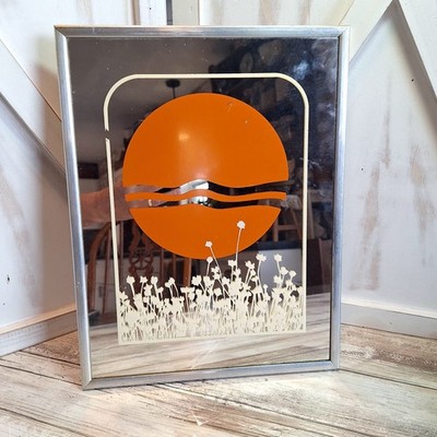 Vintage JIM ROSLOF Shine On Harvest Moon Art 1970 MCM Graphic