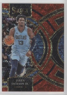 2023 Panini Select Premier Level Red Disco Prizm 9/49 Jaren Jackson Jr #171 hs9