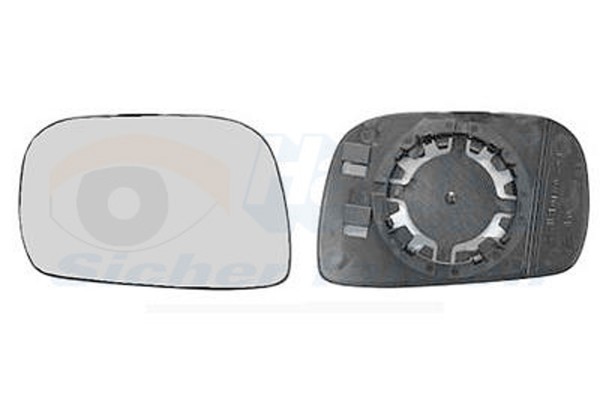 Spiegelglas AußEnspiegel Hagus Van Wezel 3701833 FüR Opel Agila H00 AsphäRisch-image
