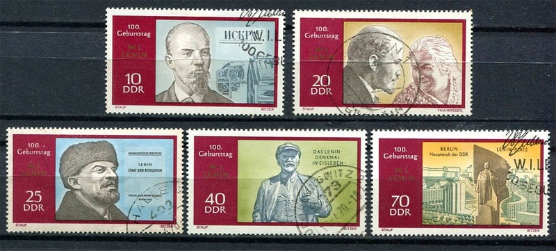 Germany - DDR : Lenin birthday set from 1970 - used