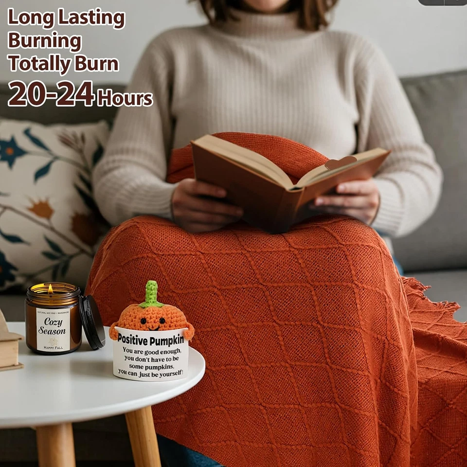 14 Piezas Cesta de Regalo de Otoño para Mujeres Acción de Gracias Otoño Regalo Rellenos Incluye 50X6 Foto 4 de 4