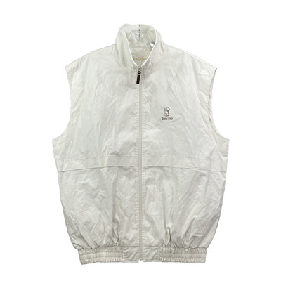 VTG Ben Hogan Golf Vest Men's Large Ivory Myrtle Beach TPC PGA Preppy Sportswear