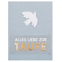"Minikarte \"Alles Liebe Zur Taufe\""