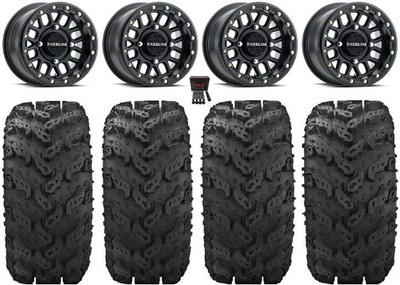 Raceline Podium Bdlk 14'' Bk Wheels 28'' Reptile Tires Can-Am Defender