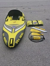RAVE Sports Sea Rebel Inflatable Kayak Set w/ Paddle, Pump, Bag – Pre-Owned