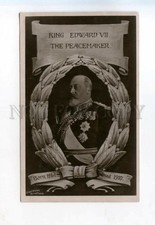 528326 British King EDWARD VII Peace-maker Vintage PHOTO postcard