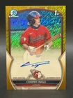 2023 Bowman Draft Chrome 1st #CDA-CI Cooper Ingle Guardians Auto /50