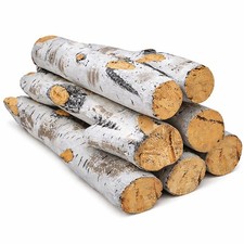 Hisencn 7 Piece Gas Fireplace Logs Set Cerami...