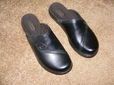 CLARKS BENDABLES LEISA BERRY 7M BLK SHOES NEW W/BOX