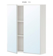 ENHET Mirror Wall Mounted Floating IKEA Bathroom Wall Cabinet in White