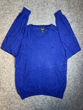 CHAPS Cotton Cashmere Lightweight V Neck Sweater Men's Size XL