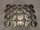20 Kennedy 1968 D Half Dollars 40% Silver Very Good Condition # 3