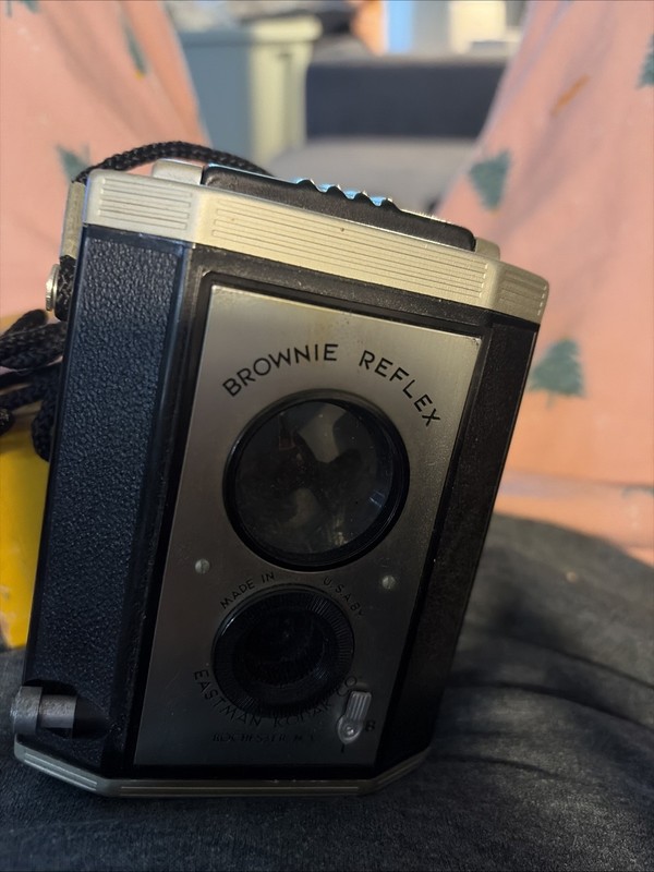 Vintage Eastman Kodak Co Brownie Reflex Camera With Original Box
