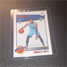 NBA Hoops Ja Morant Rookie Tribute Memphis Grizzlies Basketball Card NBA