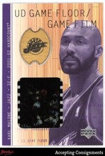 2001-02 Upper Deck Hardcourt UD Game Film Floor #KMF Karl Malone HOF