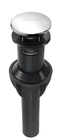 Pfister 972-053A Push and Seal Drain, Polished Chrome