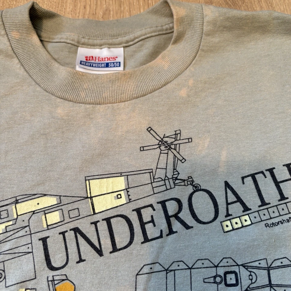 Vintage 2000s Underoath Screamo Helicopter T-shirt Women’s Small (youth L ) - Image 4 of 4