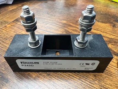 P243D - Mersen Ferraz Shawmut 450A 1000V 1-Pole Semiconductor Fuse Block Phenoli