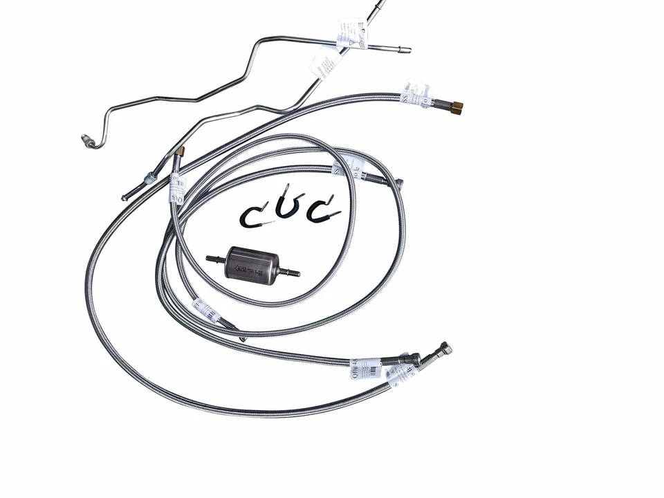 FFF0014SS -'88-'95 GMC K1500 Kit Completo de Línea de Combustible Fijación Rápida Cabina Reg/Cama Larga Foto 2 de 4