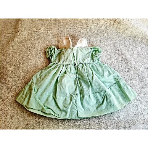 Vintage Baby Girl Party Dress Castro & CO 1960s 0-3 Months Infant Short Sleeve - Picture 7 of 8