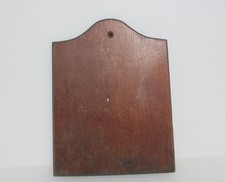 Vintage Wooden Plaque Old Plinth Wood Backing Rose Antique 7"W