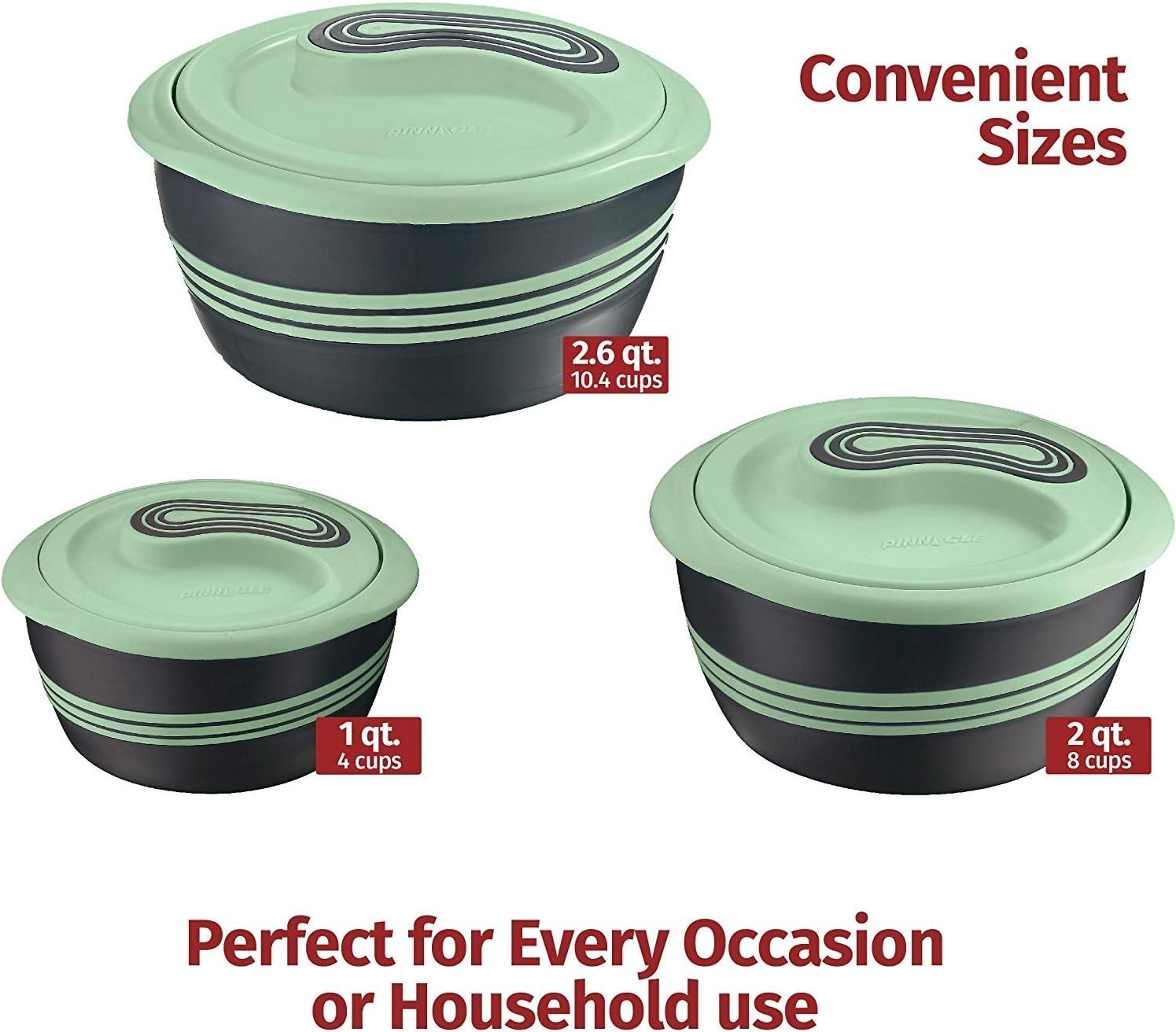 Thermo Insulated Casserole Dish Set - 3 pc